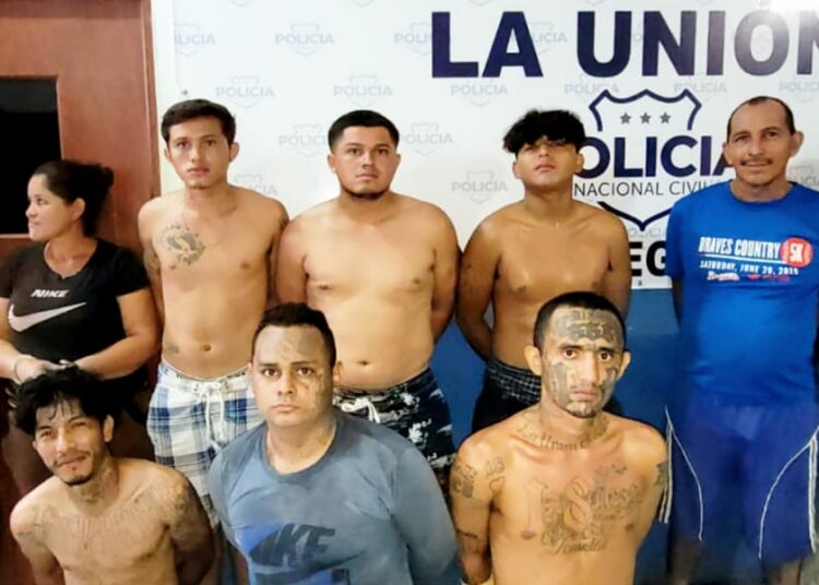 Pandilleros acusados de amplio récord delictivo son capturados en La Unión