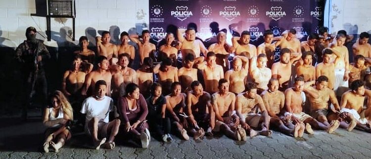 Capturan a 77 pandilleros más en Santa Ana