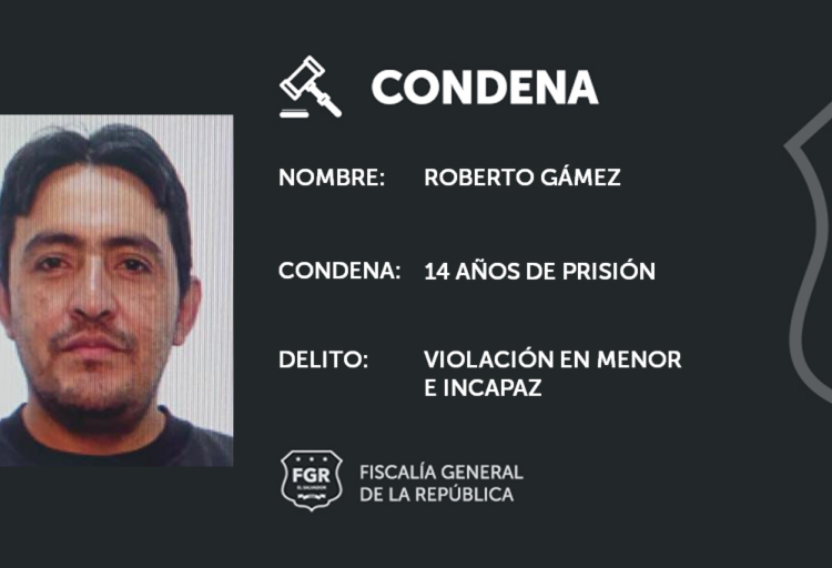 Sujeto es condenado a 14 años de prisión por violar a una niña