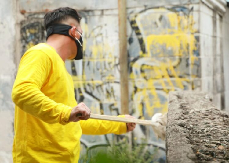Gobierno inicia campaña «Pandillas Nunca Más», con la eliminación de grafitis en todo el país