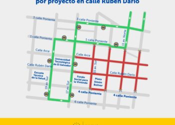 VMT anunció cambio de recorrido de 48 rutas que pasan por el centro de San Salvador