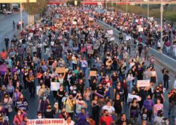 Mexicanas protestan por el feminicidio de Debanhi Escobar