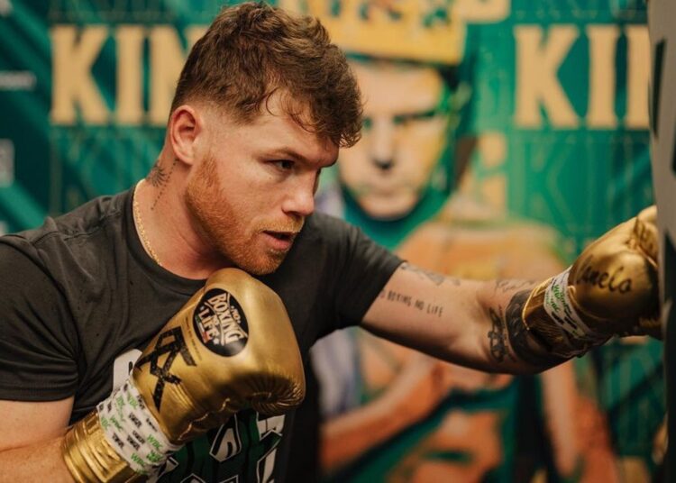 Saúl «Canelo» Álvarez se mostró confiado previo a la pelea contra Bivol