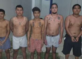 Capturan a cinco peligrosos pandilleros en Zacatecoluca, La Paz