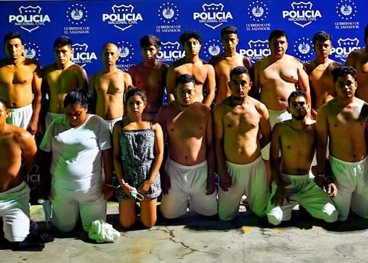 Se reportan 131 pandilleros capturados durante horas de la madrugada