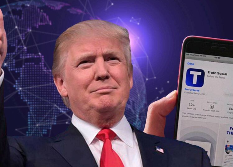 La red social de Trump fue la aplicación gratuita más descargada en EEUU