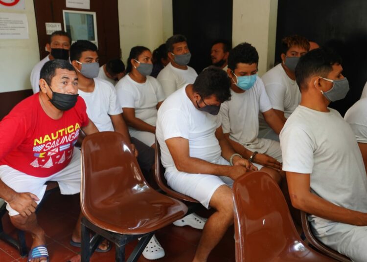 Decretan prisión provisional contra 20 sujetos vinculados a red de narcotráfico que operaba en el oriente del país