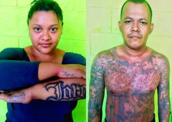 Capturan a pareja de pandilleros que se dedicaban a vender droga y extorsionar en Santa Ana