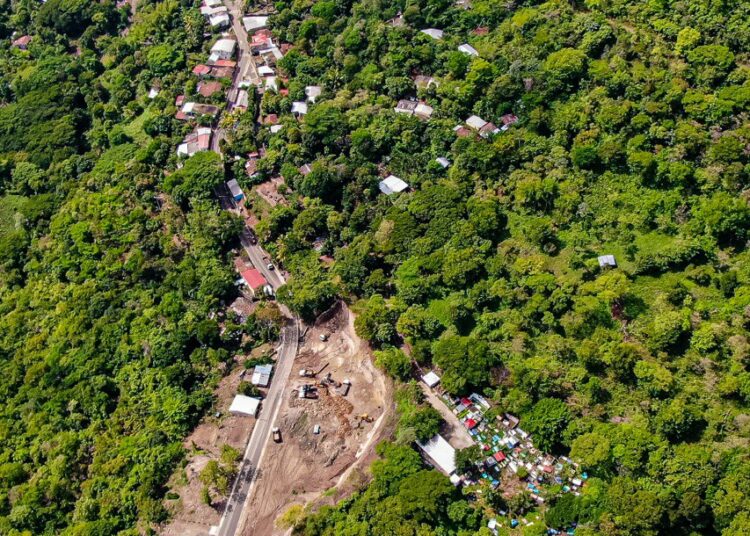 MOP inauguró pavimentación de calle que conduce de San Simón a San Isidro, en Morazán
