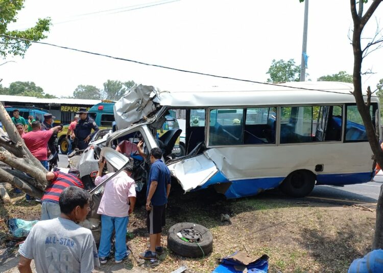 Accidente de tránsito en San Martin deja más de 20 heridos