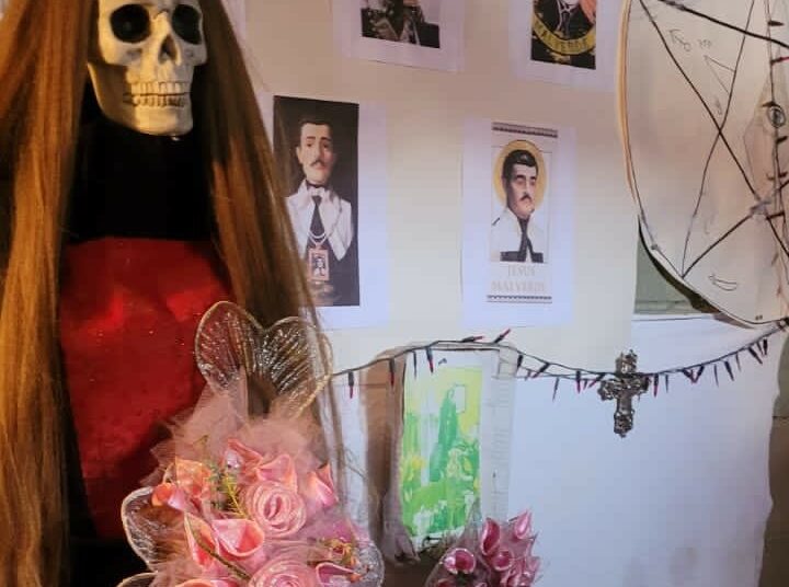 Encuentran altar satánico en casa destroyer de pandillero en Valle del Sol, Apopa