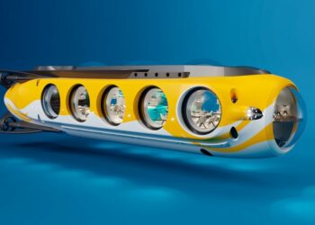 Presentan el proyecto del primer submarino turístico de lujo para fiestas y bodas capaz de sumergirse a 200 metros bajo el agua