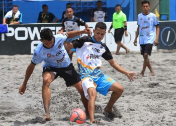 Sin cambios en los primeros lugares del grupo A de la Liga de Fútbol Playa