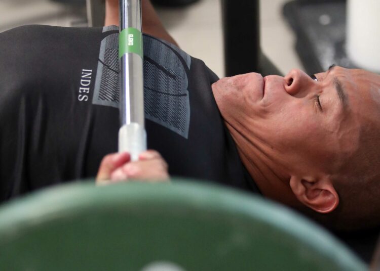 Herbert Aceituno ya se enfoca en el Parapanamericano de Powerlifting