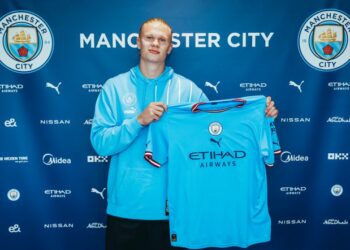 Manchester City presentó al delantero noruego Erling Haaland