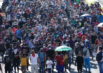 Se disuelve caravana de migrantes en el sur de México