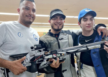 Israel Gutiérrez en rifle de aire aportó el primer oro para El Salvador en Juegos Bolivarianos