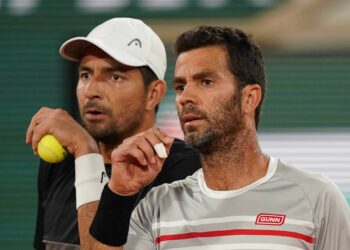 El salvadoreño Marcelo Arévalo se queda fuera en primera ronda de dobles en Wimbledon