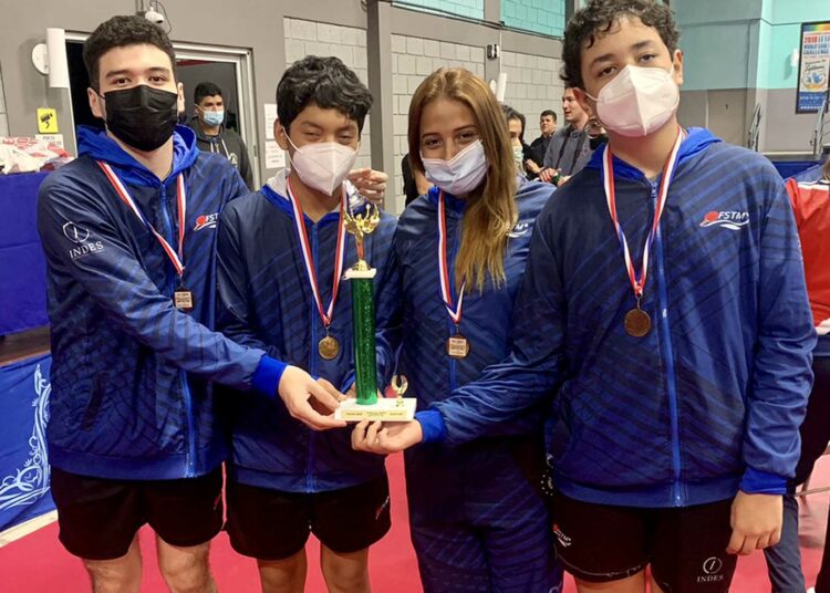 El Salvador ganó cuatro medallas de bronce en el cierre del Campeonato Centroamericano de Tenis de Mesa