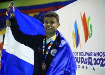 Bádminton: Uriel Canjura aportó el tercer oro para El Salvador en los Juegos Bolivarianos, en Colombia