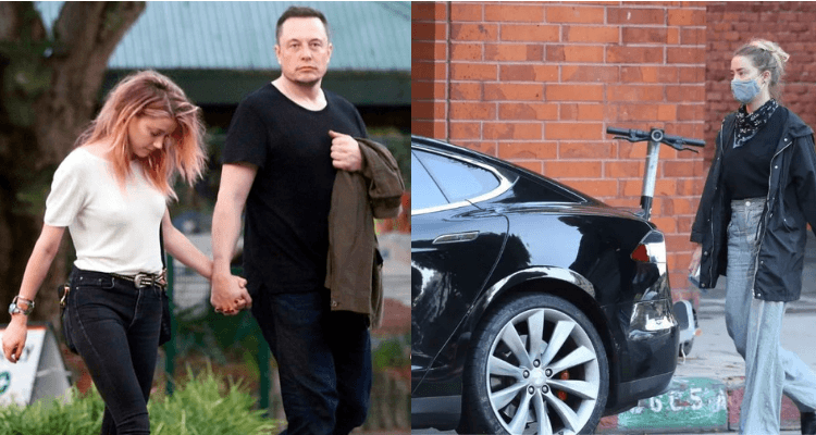 Amber Heard venderá lujoso Tesla que Elon Musk le regaló