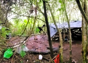 PNC desmantela campamento pandillero en un cerro de Chalatenango