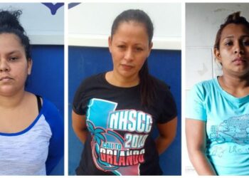 Tres colaboradoras de pandillas son capturadas por diversos delitos en La Paz