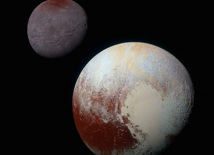 Descubren un posible origen de la capa roja del mayor satélite de Plutón