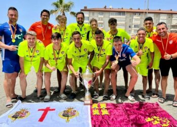 Salvadoreños Urbina y Rivera logran el ascenso a primera división de la Liga Nacional de Fútbol Playa de España