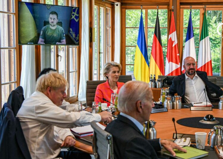 Zelenski advierte al G7 que la guerra en Ucrania debe acabar antes del invierno