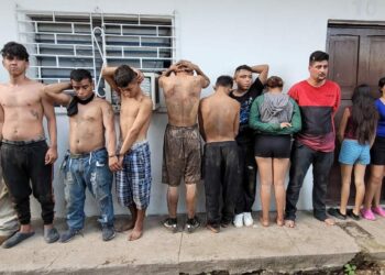 Mareros atacan a policía en Guazapa: hay 12 capturas, entre quienes figuran 3 mujeres menores de edad