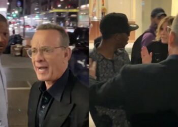 Tom Hanks tuvo una furiosa reacción con un fan que se acercó mucho a su esposa