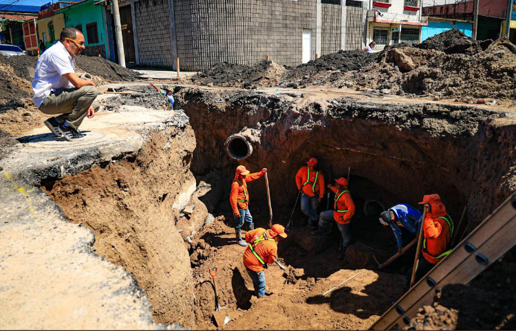 Avanzan trabajos de reparación en cárcavas de Don Rúa y Col. Costa Rica