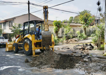 ANDA repara tres cárcavas en la colonia Costa Rica, en San Salvador