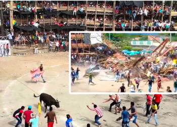 Tragedia en Colombia: cuatro muertos y decenas de heridos al desplomarse tribunas en plaza de toros