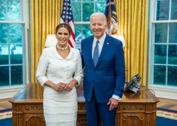 Milena Mayorga se reúne con presidente de EE. UU. Joe Biden