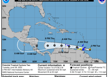 Pronostican que tormenta Bonnie se formaría cerca de Venezuela y llegaría a Centroamérica como huracán