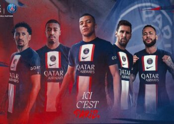PSG presentó las nuevas camisetas de Messi, Mbappé y compañía para la siguiente temporada
