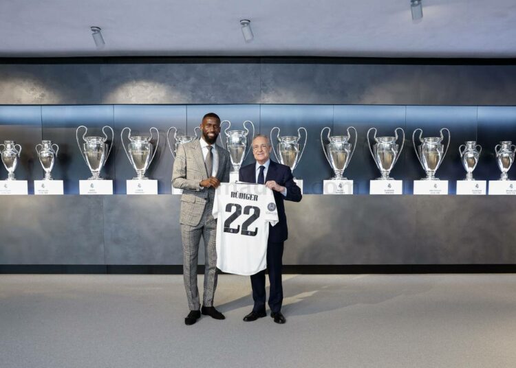 Rüdiger, presentado como nuevo jugador del Real Madrid