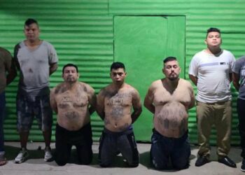 FAES intercepta siete pandilleros en colonia Cimas de San Bartolo 2, Tonacatepeque