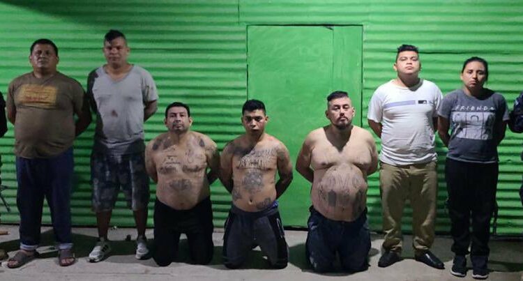 FAES intercepta siete pandilleros en colonia Cimas de San Bartolo 2, Tonacatepeque