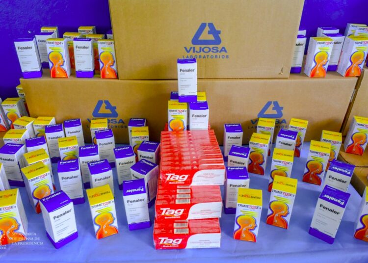 Gobierno recibió donativo de medicamentos para ser distribuidos en albergues habilitados ante las lluvias