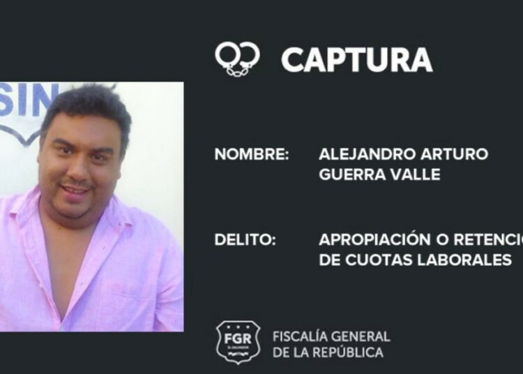 Capturan a representante de empresas de seguridad por haberse apropiado de $243,834 en concepto de cuotas laborales
