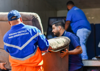 Protección Civil trasladó pertenencias de habitantes de Brisas de San Francisco mientras se realizan obras de mitigación