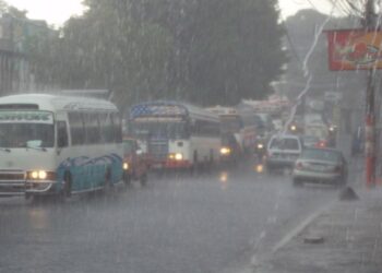 MARN pronóstica lluvias para la tarde y noche de este viernes