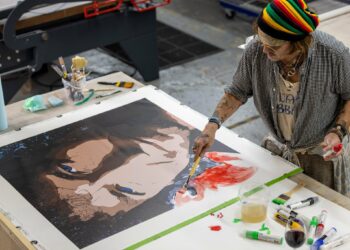 Johnny Depp vendió sus obras de arte por más de 3,5 millones de euros