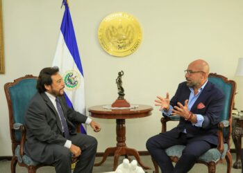 Vicepresidente Félix Ulloa dialoga sobre procesos electorales con el Oficial de Asuntos Políticos Electorales de la ONU