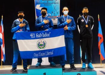 Medalla de oro para El Salvador en el campeonato centroamericano de esgrima 2022