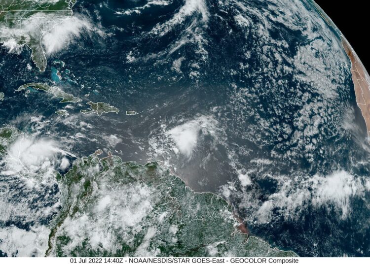 Se forma «Bonnie», la segunda tormenta tropical del año en el Atlántico