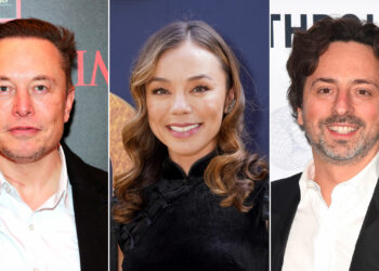 Elon Musk publicó una fotografía para desmentir que está peleado con el cofundador de Google por el supuesto amorío con su ex esposa